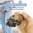 thumbnail image 3 of FunChaos Dog Muzzle, Basket Muzzle for Medium and Large Dog, Allows Drinking, Prevents Barking and Biting, Comfortable Lightweight with Adjustable Straps, 3 of 5
