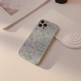 thumbnail image 3 of Compatible with iPhone 15 Case Vintage Floral Rose Pattern Cute Design for Women Girls Fashion Slim Soft Flexible TPU Rubber for iPhone 15-Blue, 3 of 10
