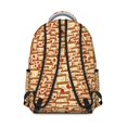 thumbnail image 3 of Pizza Printed Work Backpack - Comfortable & Roomy for Students & Professionals, Fun Pizza Theme, Padded Shoulder Support, Ideal Daily Carry, 3 of 6