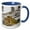 Blue/White, variant on 3drose, New Zealand, South Island, Arrowsmith, Kea Birds-au02 Fno0447 - Fredrik Norrsell, 11oz Magic Transforming Mug