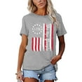 thumbnail image 4 of XCHQRTI Vintage 4th of July Women T-Shirt We The People 1776 Patriotic Graphic Tees Short Sleeve Casual Tshirt, 4 of 7