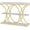 Gold and White-circle, variant on 3-Tier Modern Narrow Console Table – Entryway and Living Room Sofa Table with Storage Shelves, Geometric Metal Legs – Accent Hallway and Foyer Furniture – Gold Tube & Marble White