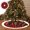 C, variant on HOARBOEG Personalized Snowflake Reindeer Plaid Christmas Tree Skirt, 35 Inch Festive Printed Xmas Tree Mat with Bright Holiday Patterns for Home Decor