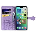 thumbnail image 4 of Funda Cartera FOXDOCK para iPhone 14 Pro , Flip PU con Relieve de Gatos y Perros, Tarjetero y Soporte, 4 of 6