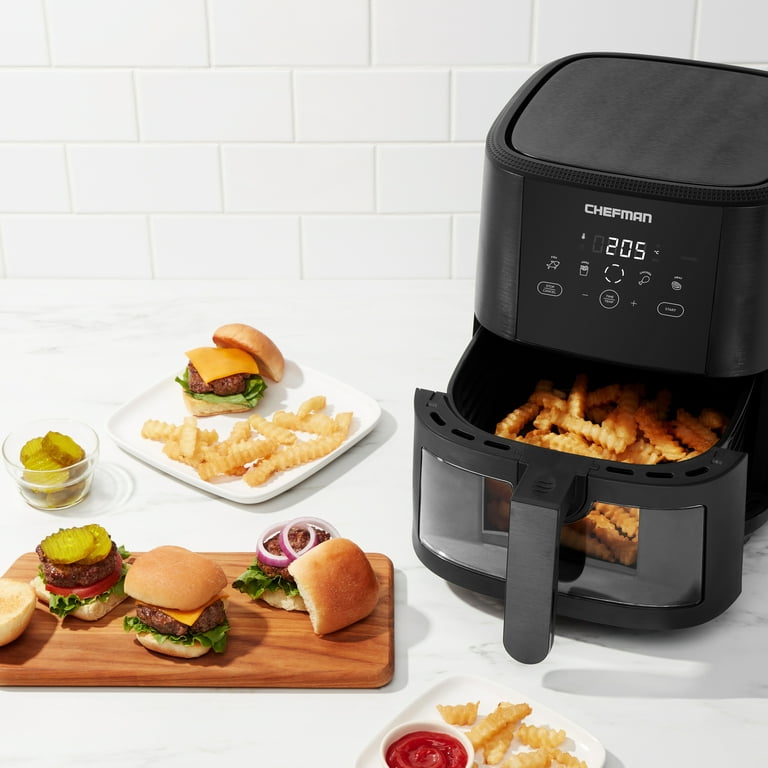 Chefman TurboTouch Easy View Air Fryer, Cook Oil-Free, Convenient