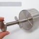 thumbnail image 4 of 2uds. Molde redondo para hacer hamburguesas, accesorios de herramientas de cocina de acero inoxidable (8CM), 4 of 6