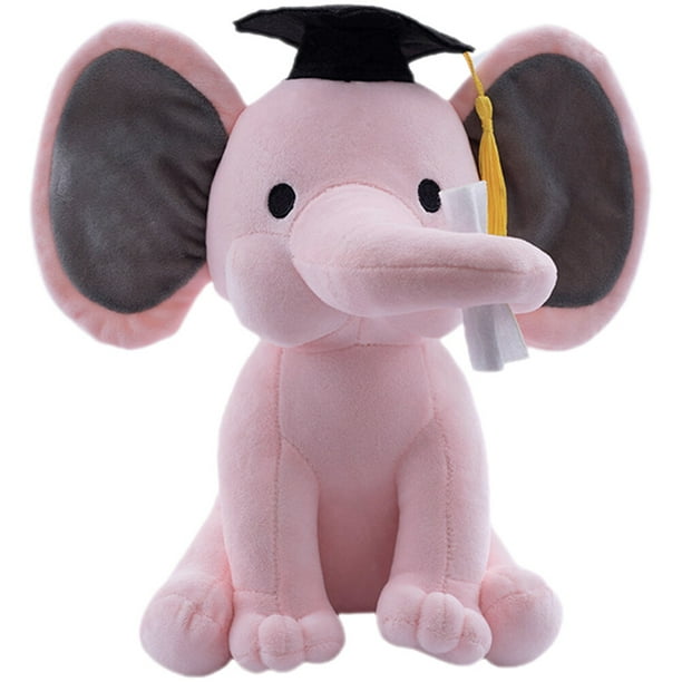 Elefante de peluche de graduación, regalo de graduación para estudiantes.