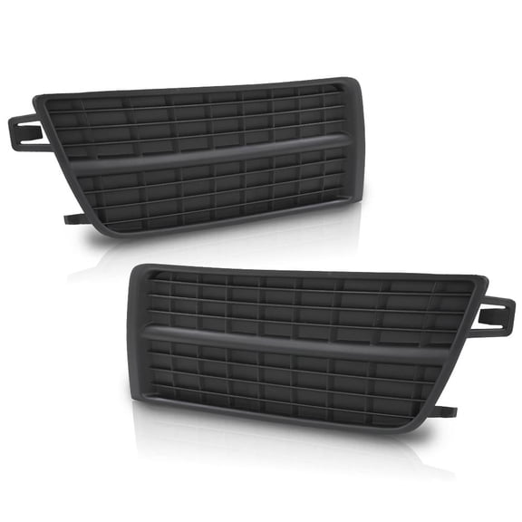 CROSSDESIGN Fog Light Lamp Black Hole Cover Fit for Cadillac SRX SUV Truck 2010-2016