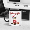 thumbnail image 3 of Hello Winter Siamese Football Snowman Welcome Snowy Morning 11oz Accent Two-tone Mug Cat Lover Kitten Owner Gifts Coffee Tea Cup - 01012, 3 of 5