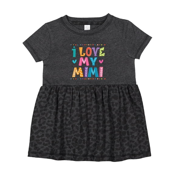 Inktastic I Love My Mimi for Babies Girls Baby Dress