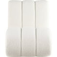 thumbnail image 6 of Meridian Furniture Swoon Cream Faux Sheepskin Accent Chair, 6 of 8