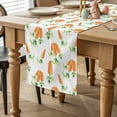 thumbnail image 2 of Easter Carrot Table Runner 72 Inches Long for Kitchen Dining, Spring Watercolor Modern Art Dresser Scarf Farmhouse, Dining Table Decorations for Wedding/Parties, 16 x 72 In, 2 of 8