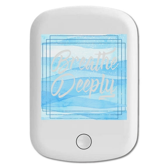 DistinctInk Magnetic Battery Pack, 5000 mAh Wireless Portable Charger with USB-C Cable, Compatible with MagSafe iPhone 14 / 13 / 12 Series - Breathe Deeply