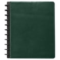 thumbnail image 1 of Levenger Circa Premium Leather Foldover Discbound Notebook Journal with Pockets, Pine, Letter, 1 of 4