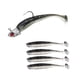 thumbnail image 3 of Cebos de pesca, señuelos duros de silicona, aparejos de pesca realistas portátiles con anzuelo Negro, 3 of 9