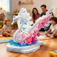 thumbnail image 2 of Dual-color Swan Building Blocks, Educational Assembly Toy, Flower-decorated Animal Model, Light-up Construction Set, STEM Learning Kit for 5-7 Years, 2 of 9