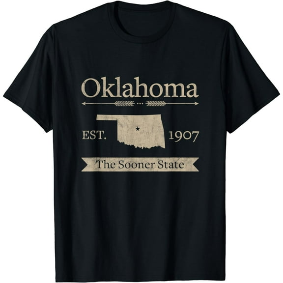 The Sooner State - Oklahoma Home State T-Shirt