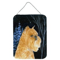Starry Night Brussels Griffon Aluminium Metal Wall or Door Hanging Prints