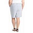 thumbnail image 6 of Hilary Radley Womens Midweight Bermuda Pull-On Short (XX-Large, Light Blue Combo), 6 of 6