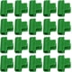 thumbnail image 1 of Paquete de 20 abrazaderas para película de invernadero, malla para túnel, fijación de cubiertas de hileras, abrazadera de manguera para estacas de plantas de 11 mm., 1 of 5