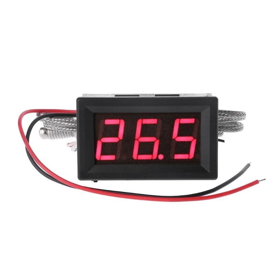 Thermocouple Temperature Sensor M6 Digital Meter LED Display K-Type