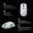 thumbnail image 2 of Mouse Gamer Inalambrico Thunderobot ML7 Paw3311 Recargable 67g 1000hz 12000dpi Rgb Blanco, 2 of 10