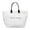 A006- White, variant on Tote Bag Large Capacity Black Solid Color Casual Commuter Handbag For Women