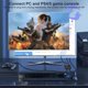 thumbnail image 3 of HDMI-Compatible con 4K 120Hz Interruptor de video ajustable USB Adaptador de interruptor de video Bi-direccional Splitter Exposible Player Monstrate EL018289-00B, 3 of 7