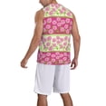 thumbnail image 2 of Sikiie Flowers Basketball Jersey Reversible Men's Mesh Athletic Sports Shirts Training Practice S-4XLSmall, 2 of 6