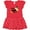 Red and Polka Dot, variant on Inktastic Halloween Trick Rawr Treat with Dinosaur Gift Baby Girl Dress