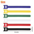 thumbnail image 2 of 100 Pcs Organiseur de Sangles Réutilisable Câble Cordon Fil Attache Sangles Réglables, 2 of 5