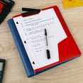 thumbnail image 5 of Five Star® Clip 'N Store 3-Ring Plastic Binder, 1" Rings, Pacific Blue, 5 of 5