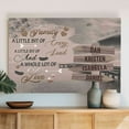 thumbnail image 4 of Customizaholic Family Personalized Canvas Wall Art, A Little Bit of Crazy Loud and a Whole Lot of Love Sign, Rustic Lake Dock Print, Custom Name Gift, 4 of 8