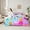 Pink Blue Purple, variant on Castle Fairy Black Girl Princess 7-Piece Twin Bedding Sets,Unicorn Rainbow Castle Bedding Comforter Set,Cartoon Animal Breathable Sheet Sets,Microfiber Cute Bedroom Decor,Reversible
