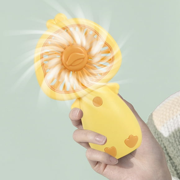 USB Rechargeable Handheld Fan | Portable Mini Fan with Lanyard | 3 Speeds & 8.5H Runtime | Lightweight for Students, Travel, Camping, Summer Activities & Small Gifts