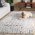 thumbnail image 3 of Safavieh Ebony Nicholas Geometric Area Rug, Ivory/Black, 5' x 8', 3 of 11