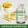 Bonzelo Zinc Calcium Magnesium & Vitamin D Complex 60 Capsules For Bone