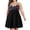 Black, variant on Swimsuits for Women Two Piece Plus Size Tankinis High Waist Training Flounce Swim Dress with Shorts,XXL