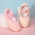 thumbnail image 4 of MUXiin Light Pink Ballet Shoes For Toddler Girls Size 9.5-10 Years,Girls Dance Sneakers Flexible Lightweight Performance Indoor Yoga Ballet Shoes for Children, 4 of 4