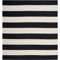 thumbnail image 4 of Safavieh Montauk Black Contemporary Rug - Square 4', 4 of 4