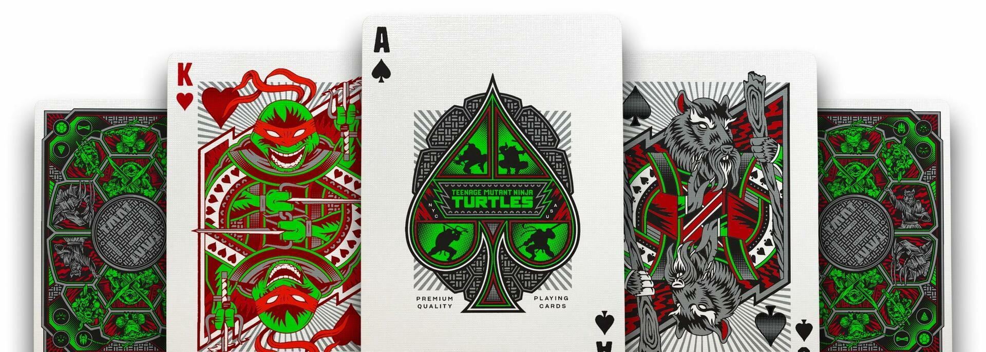 theory11 Teenage Mutant Ninja Turtles Premium Playing Cards, Poker