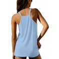 thumbnail image 2 of Ekouaer Womens Lounge Set Two Piece Short Sets Spaghetti Strap Tops and Biker Shorts Summer Vacation Outfits, 2 of 6