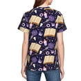 thumbnail image 7 of Wukai Lavender Flowers Youth Unisex Short Sleeve T-Shirt for Boys, Girls, Teens, and Kids-Large, 7 of 7
