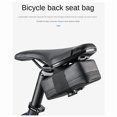 thumbnail image 3 of Bicycle Saddle Bag Bicycle Seat Bag Reflective Cycling Rear Seat Pole Bag Large WM29, 3 of 6
