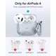 thumbnail image 2 of Funda para AirPods 4 ESR HaloLock Cyber Series con protección contra caídas, 2 of 9