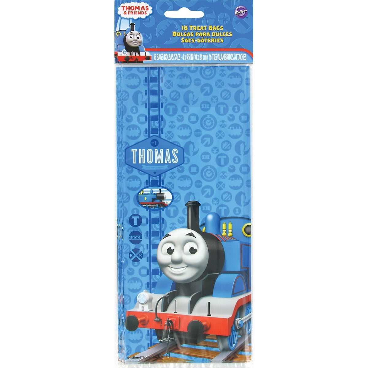 Wilton Thomas The Tank & Friends Treat Bags-16 Bags With Twist Ties-Free Ship