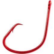 Owner Hooks Mutu Light Circle Hook Red Size 2/0 6 Pack 5114-123