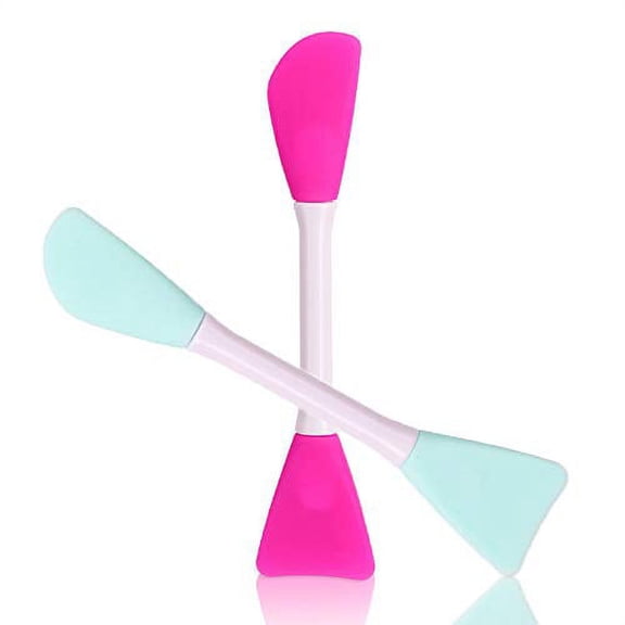 Mask Applicator Silicone Face Brush Face Mud Cream,Clay Mask,DIY,Modeling Mask Brushes DIY Mud Mixing Spatula Double-end Handheld Scoop Skin Care Make up Foundation Gel Cosmetic Tool