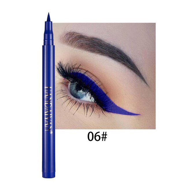 Fiudx Ofertas y liquidaciones Delineador de ojos de 12 colores mate, de secado rápido y fácil de desmayar