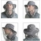 thumbnail image 4 of Sombrero de red Dalrosia Head, sombrero de cubo con velo de malla de nailon, sombrero safari, sombrero para el sol para mujeres y hombres, protección solar UV, pesca, jardinería y navegación al aire, 4 of 7